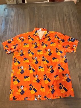 2017 Houston Astros Hawaiian Shirt XL Methodist Hospital Promo Stadium Giveaway